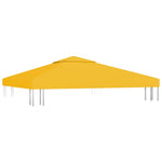 Sárga kétszintes pavilon-tetőponyva 310 g/m² 3 x 3 m 2