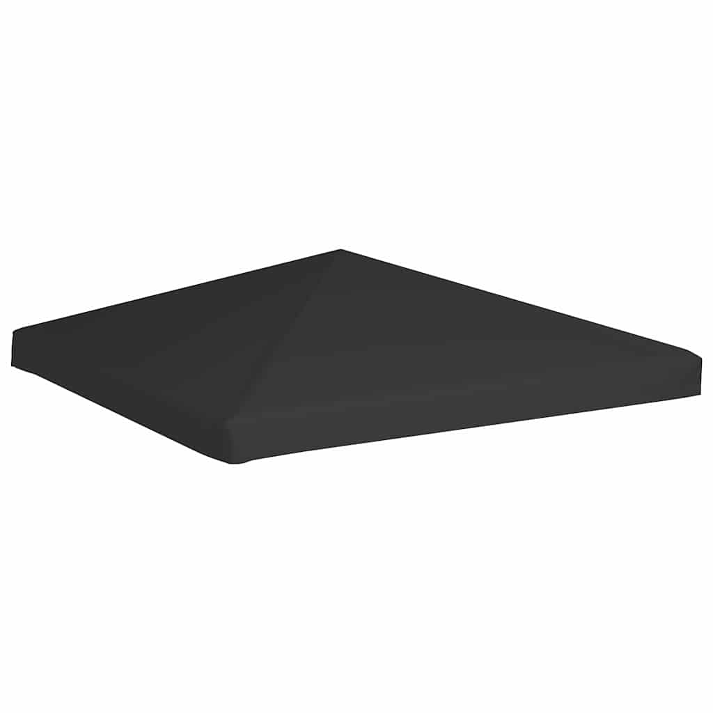 Fekete pavilon-tetőponyva 270 g/m² 3 x 3 m