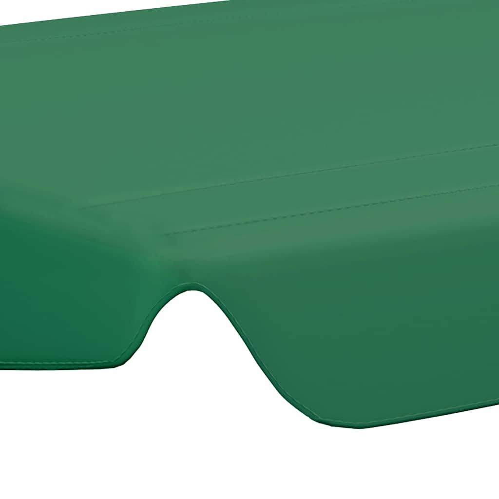 Zöld csere ponyva kerti hintaágyhoz 150/130 x 105/70 cm 5