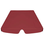 Bordó csere ponyva kerti hintaágyhoz 150/130 x 105/70 cm 4