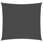 Antracitszürke téglalap alakú oxford-szövet napvitorla 2,5x3 m 2