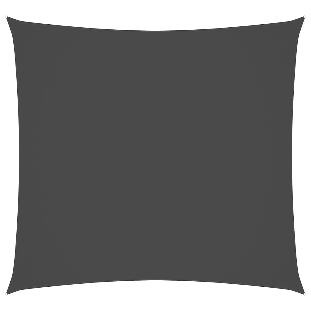 Antracitszürke téglalap alakú oxford-szövet napvitorla 2,5x3 m 2