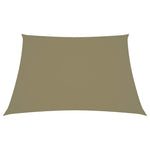 Bézs trapéz alakú oxford-szövet napvitorla 2/4 x 3 m 2