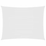 Fehér téglalap alakú oxford-szövet napvitorla 3 x 5 m 2