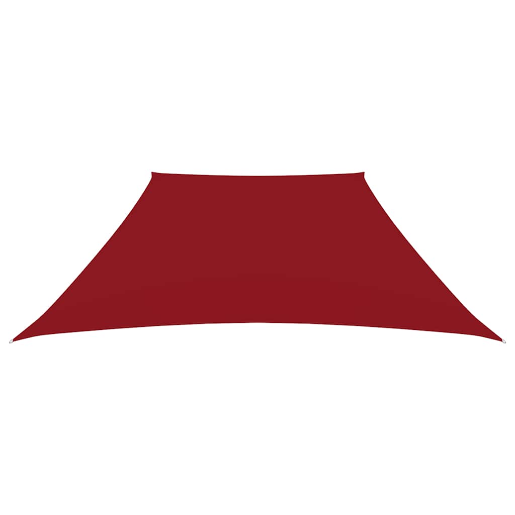 Piros trapéz alakú oxford-szövet napvitorla 2/4 x 3 m 2
