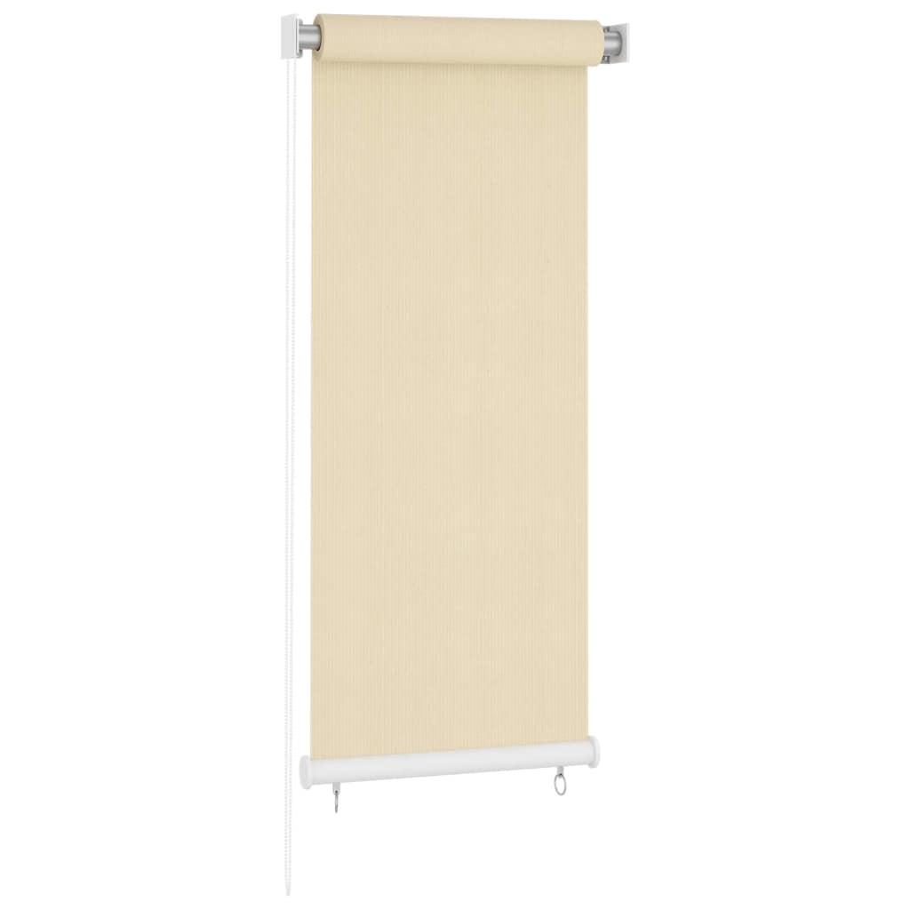 Krémszínű kültéri HDPE roló 65(Szé)x140(Ma) cm