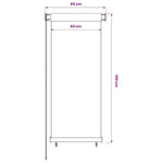 Krémszínű kültéri HDPE roló 65(Szé)x140(Ma) cm 6
