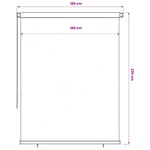 Sötétzöld kültéri HDPE roló 185(Szé)x230(Ma) cm 6