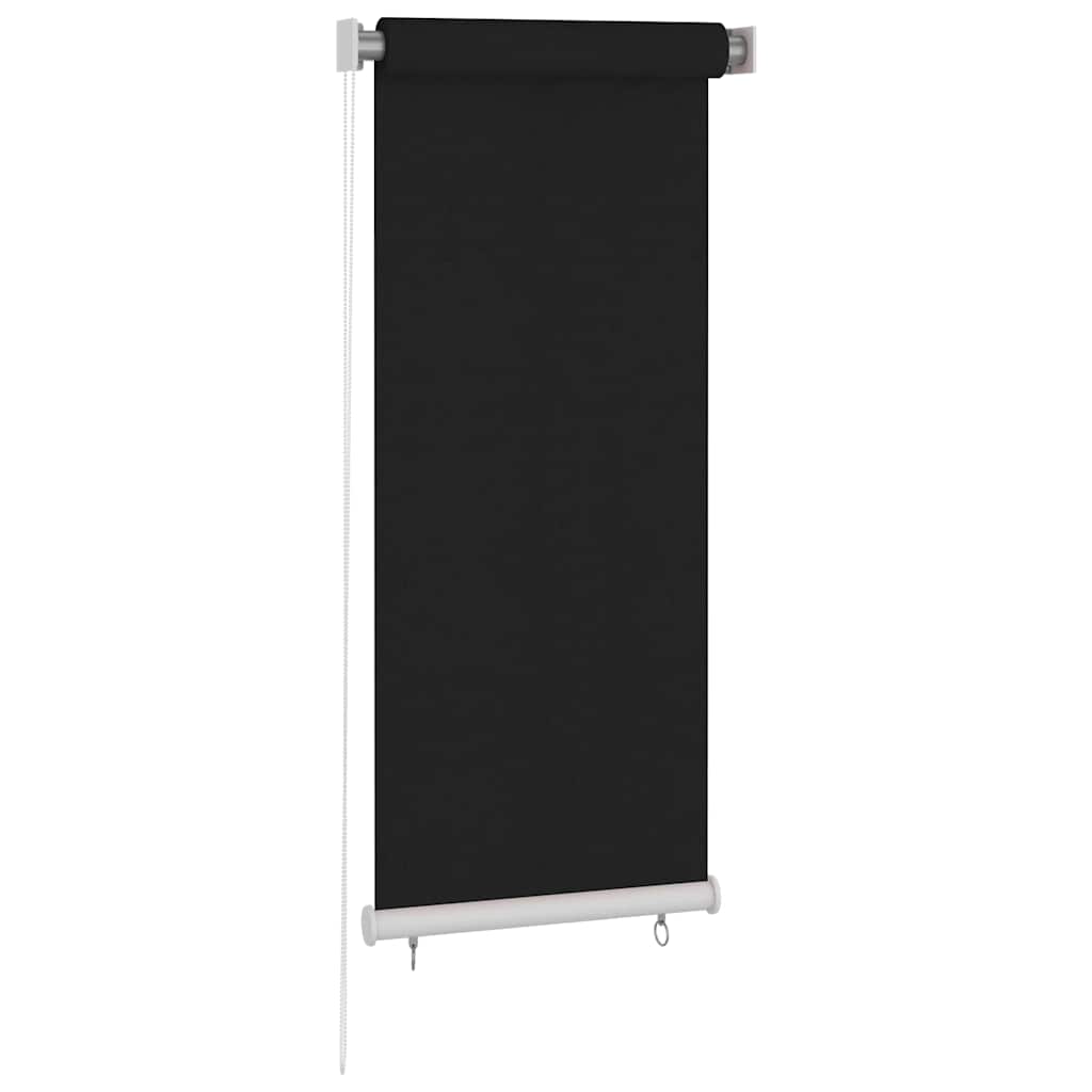 Fekete, kültéri sötétítő roló 65(Szé)x140(Ma) cm