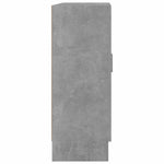 Betonszürke szerelt fa vitrinszekrény 82,5 x 30,5 x 80 cm 6