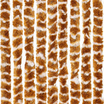 Okkersárga és fehér zsenília rovarfüggöny 100 x 220 cm 6