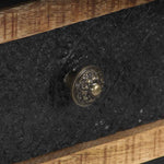 Tömör mangófa tálalóasztal 100 x 35 x 75 cm 5