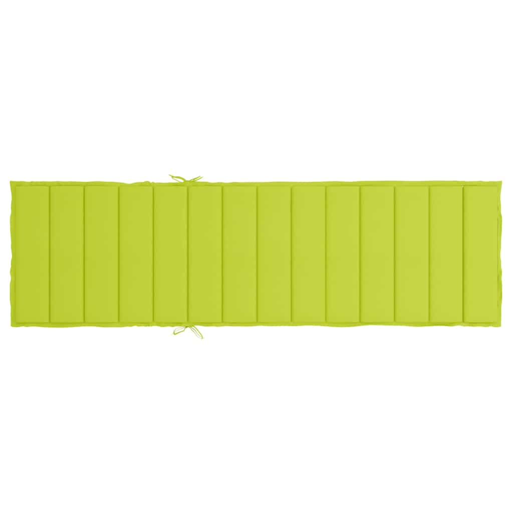 Élénkzöld oxford szövet napozóágy párna 200 x 70 x 3 cm 5