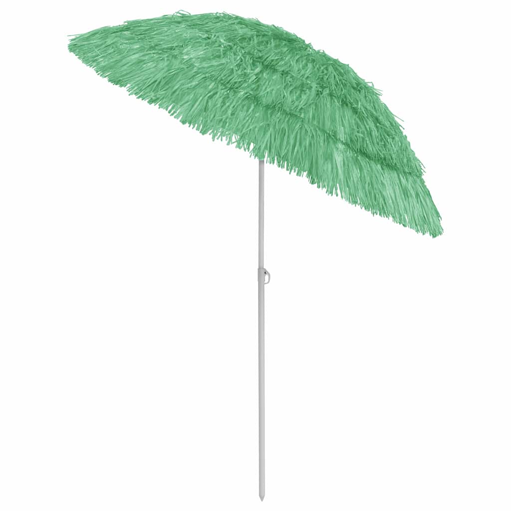 Zöld hawaii stílusú strandnapernyő 180 cm 3