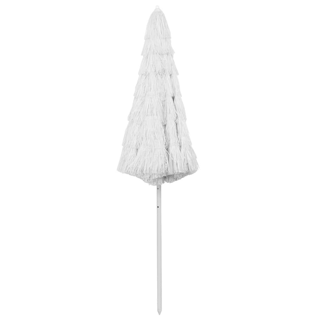 Fehér hawaii stílusú strandnapernyő 300 cm 2