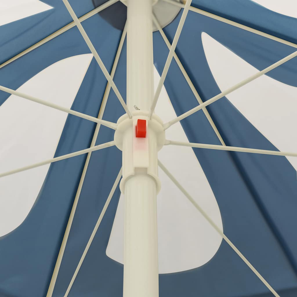 Kék strandnapernyő 240 cm 5