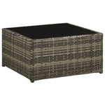 4 részes szürke polyrattan kerti ülőgarnitúra párnákkal 5