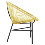 Bézs polyrattan kerti Acapulco szék 5