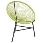 Zöld polyrattan kerti Acapulco szék 2