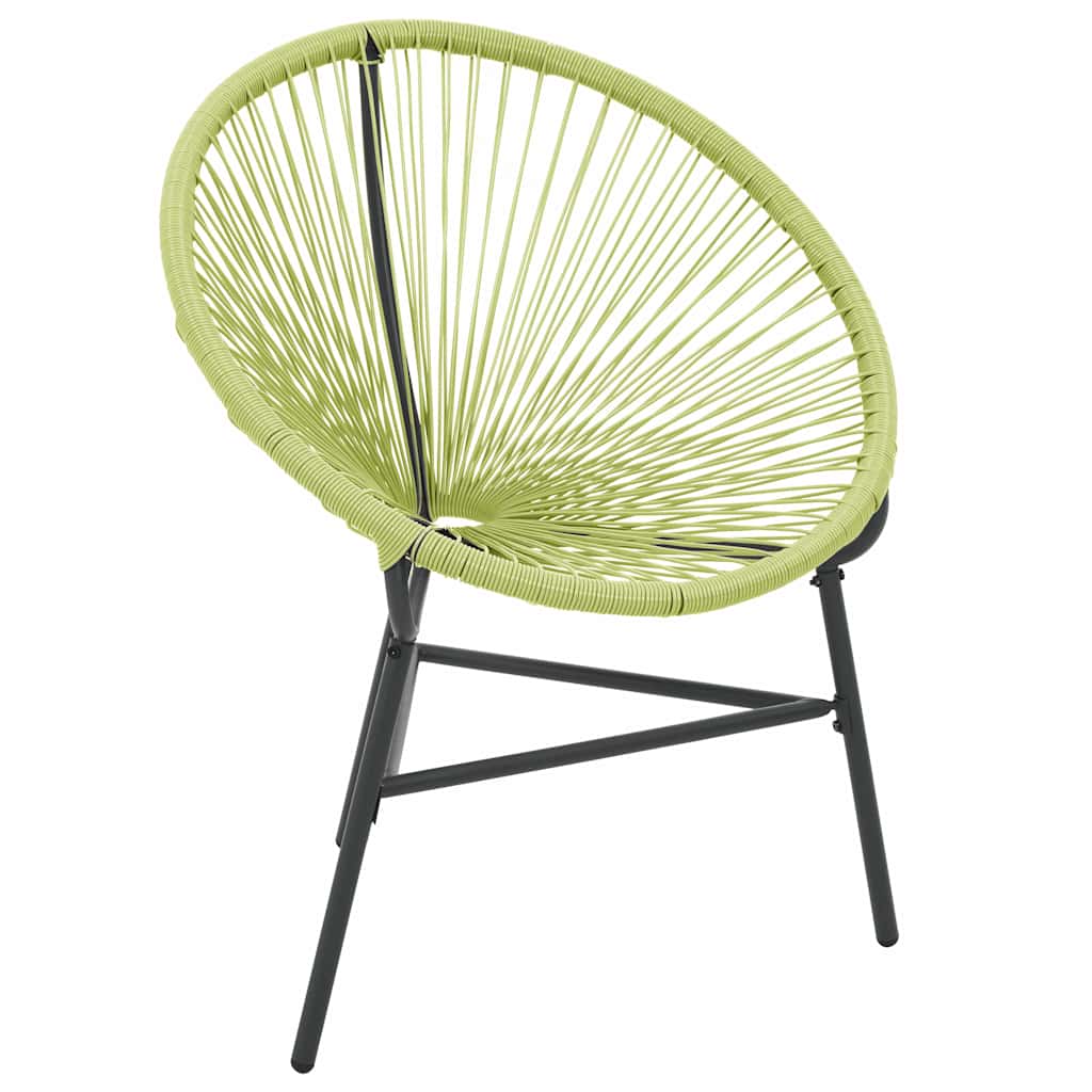 Zöld polyrattan kerti Acapulco szék 2