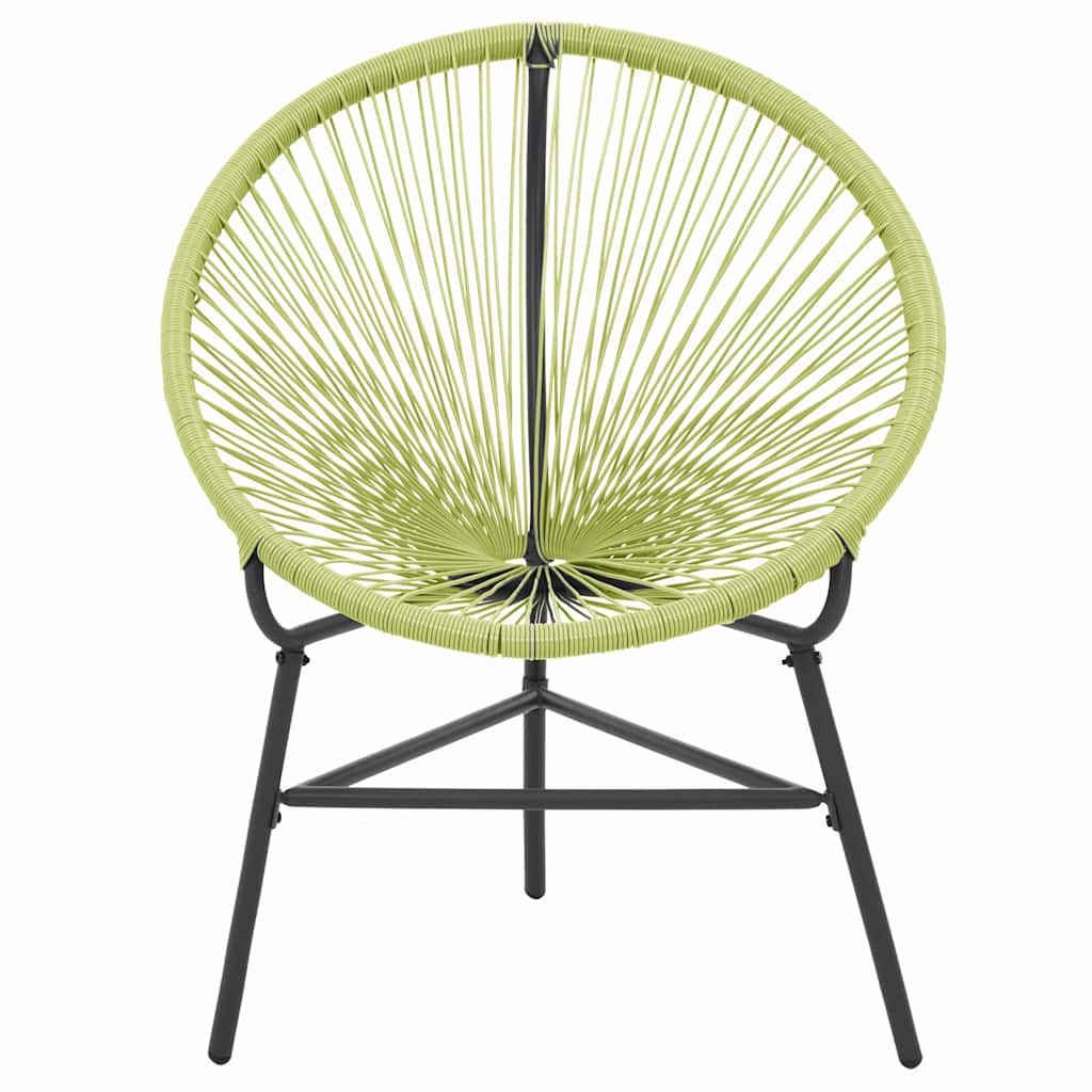 Zöld polyrattan kerti Acapulco szék 3