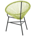 Zöld polyrattan kerti Acapulco szék 4