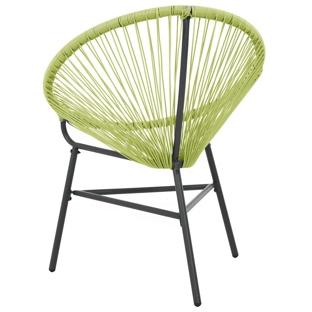 Zöld polyrattan kerti Acapulco szék 4