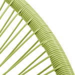 Zöld polyrattan kerti Acapulco szék 6