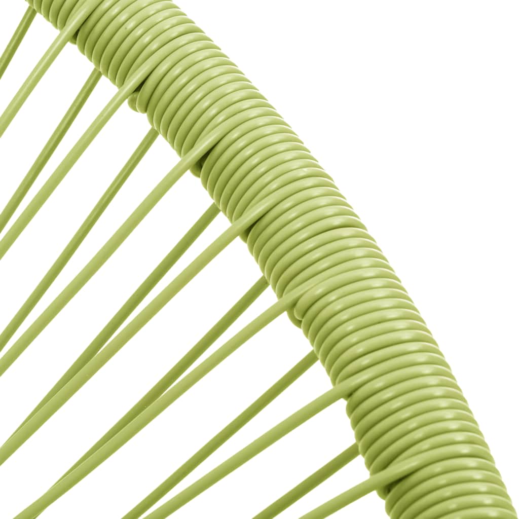 Zöld polyrattan kerti Acapulco szék 6