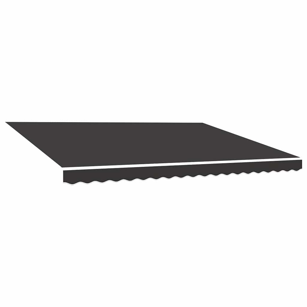 Antracitszürke poliészter pótszövet napellenzőhöz 500x350 cm 2