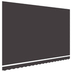 Antracitszürke poliészter pótszövet napellenzőhöz 500x350 cm 3