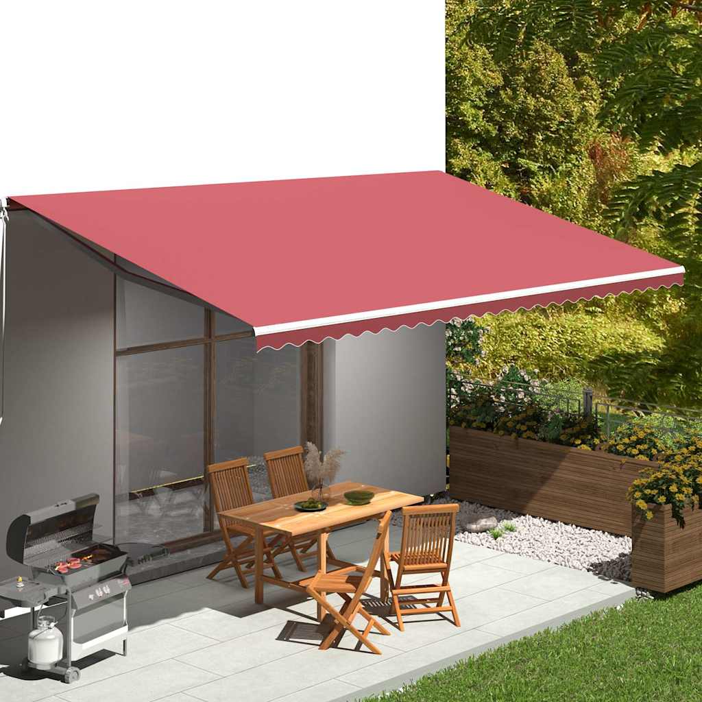 Burgundi vörös poliészter pótszövet napellenzőhöz 600 x 300 cm