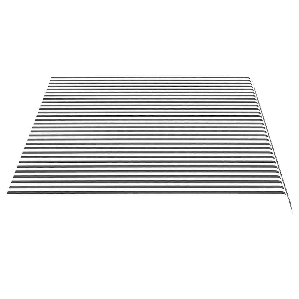 Antracitszürke és fehér poliészter pótszövet napellenzőhöz 450 x 300 cm 4