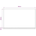 Antracitszürke és fehér poliészter pótszövet napellenzőhöz 600x350 cm 6
