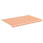 Sárga és narancssárga poliészter pótszövet napellenzőhöz 500 x 300 cm 2