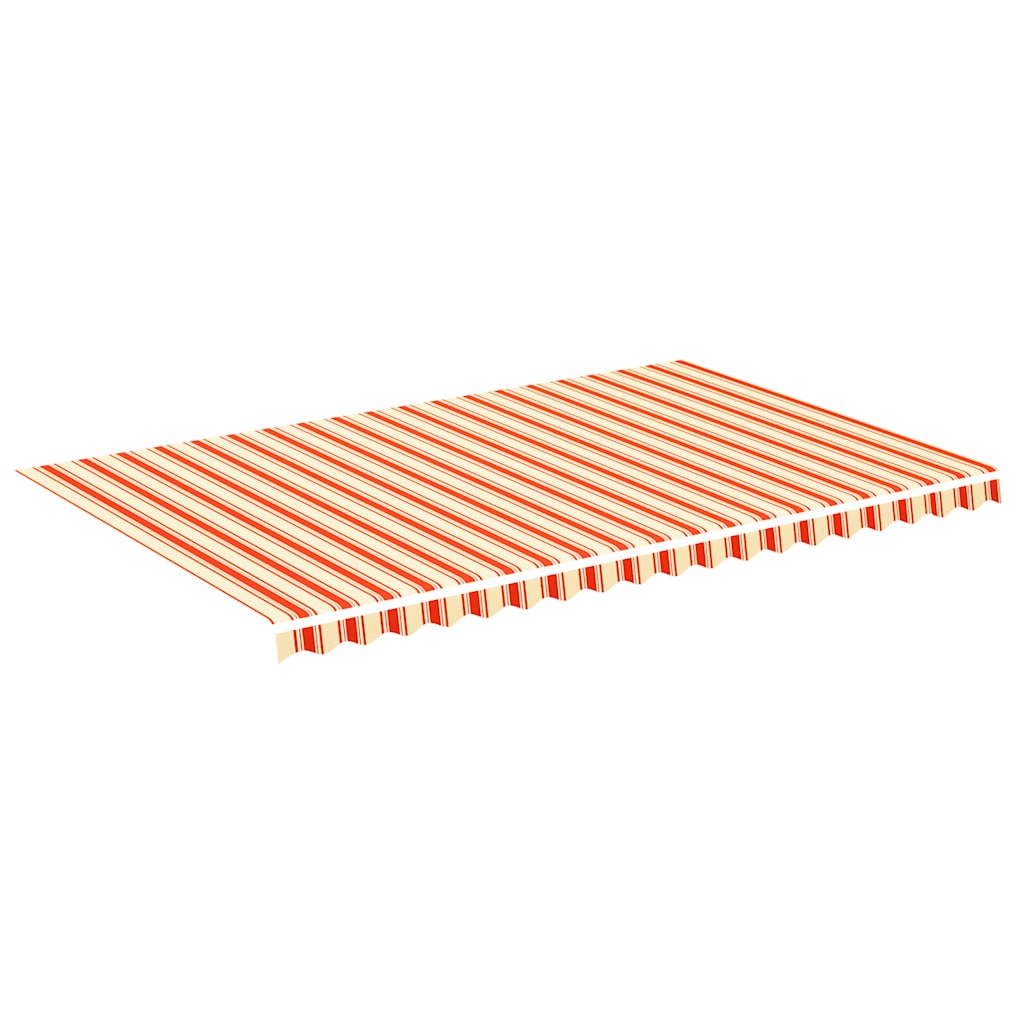 Sárga és narancssárga poliészter pótszövet napellenzőhöz 500 x 300 cm 2
