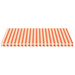 Sárga és narancssárga poliészter pótszövet napellenzőhöz 500 x 300 cm 3