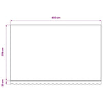 Sárga és narancssárga poliészter pótszövet napellenzőhöz 500 x 300 cm 6