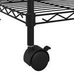 3 szintes króm tárolóállvány kerekekkel 150 kg 60 x 35 x 81 cm 8