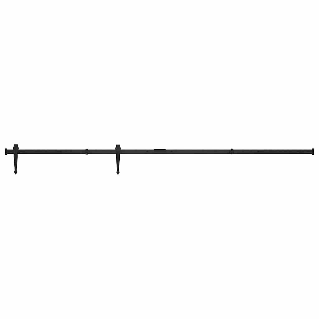 Szénacél mini tolóajtós szekrény szerelék szett 200 cm 2