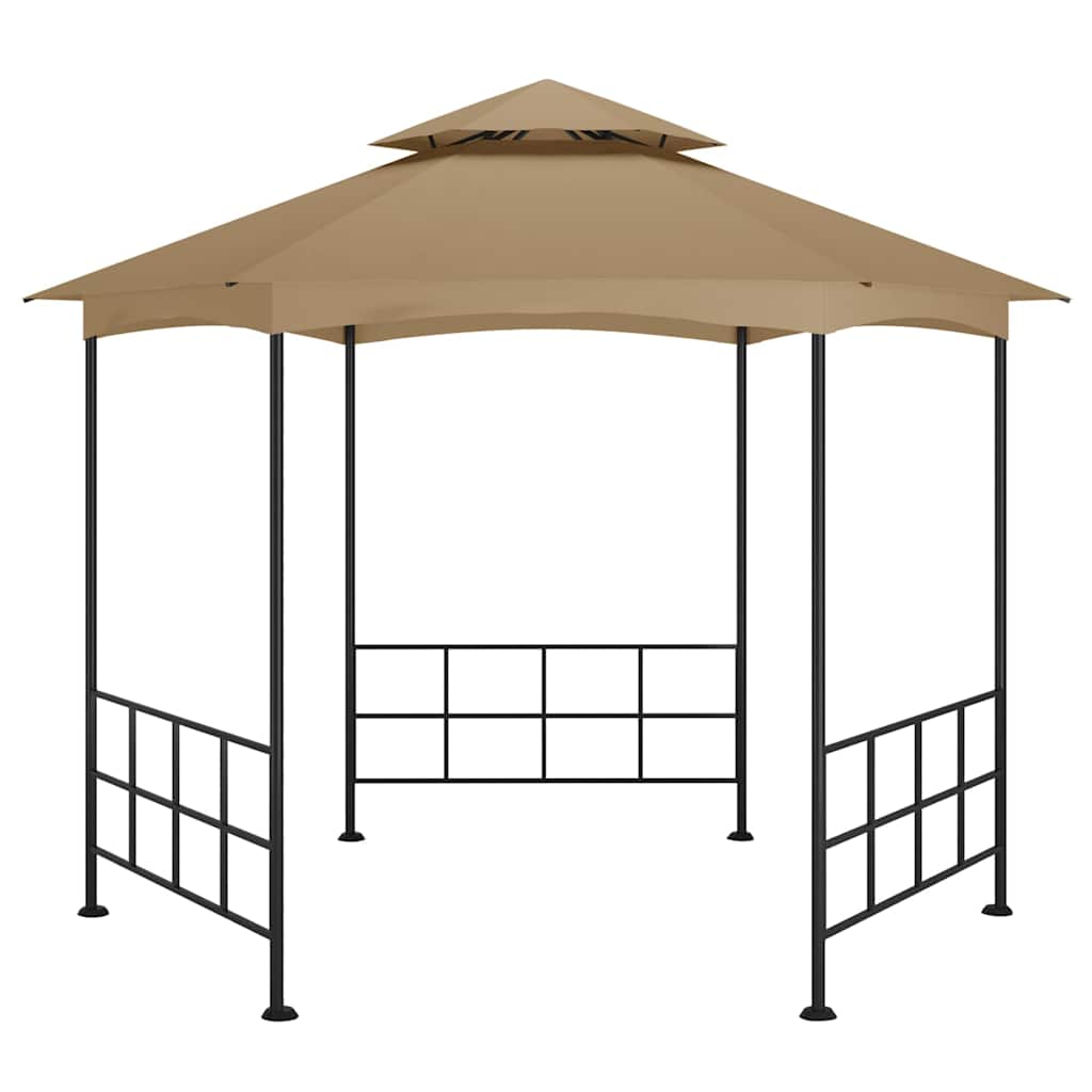 Tópszínű pavilon oldalfalakkal 3,1 x 2,7 m 3