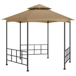 Tópszínű pavilon oldalfalakkal 3,1 x 2,7 m 4