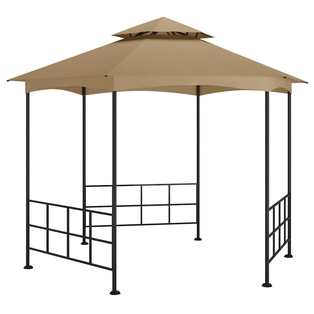 Tópszínű pavilon oldalfalakkal 3,1 x 2,7 m 4