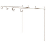 Antik barna vas kerti pergola 4 x 3 x 2,5 m 2