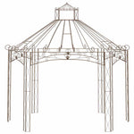 Antik barna vas kerti pavilon 400 x 258 x 378 cm 2
