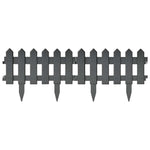 25 db antracitszürke PP gyepszegély 10 m 4