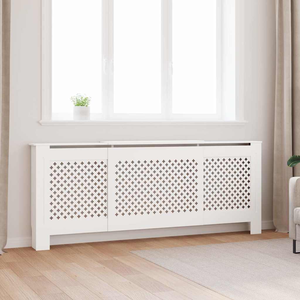 Fehér MDF radiátorburkolat 205 cm 3