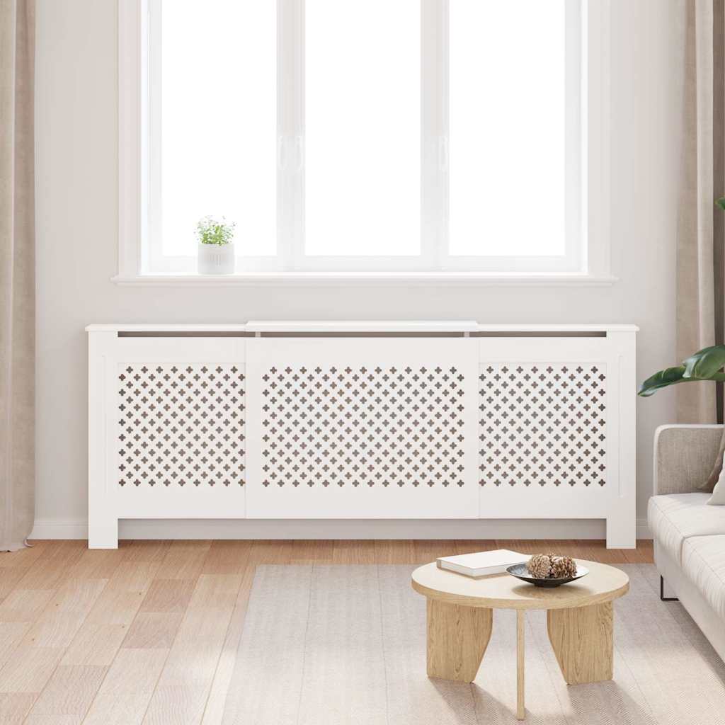 Fehér MDF radiátorburkolat 205 cm 4