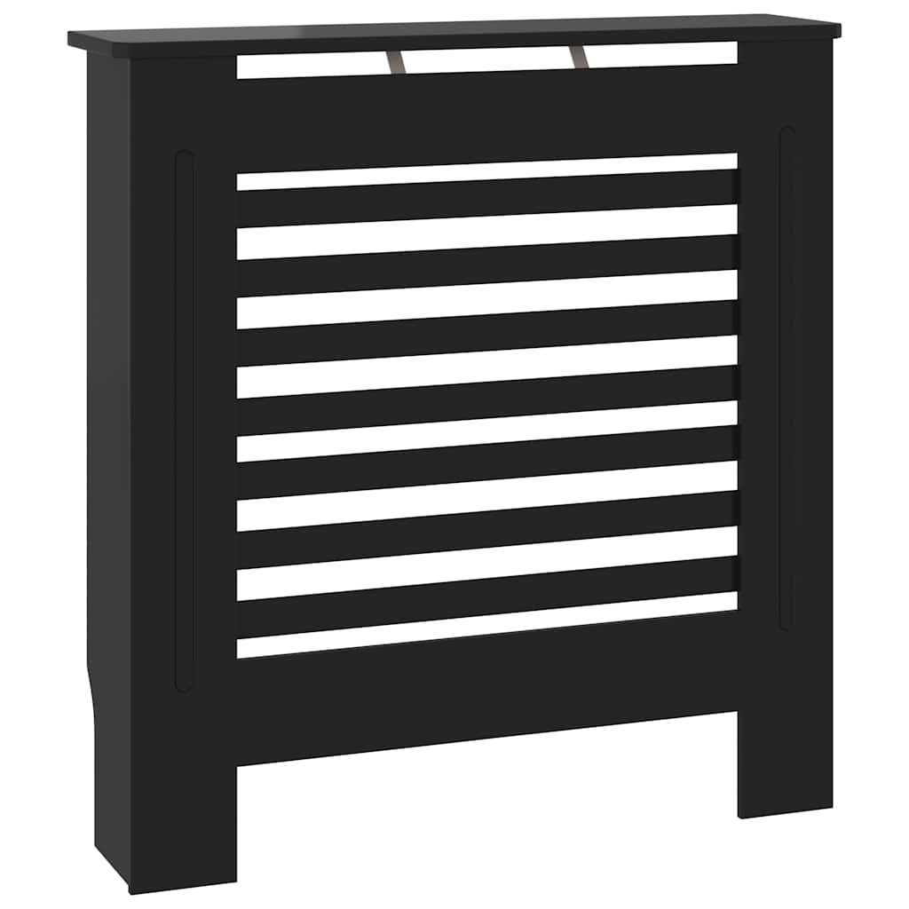 Fekete MDF radiátorburkolat 78 cm 2