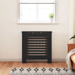Fekete MDF radiátorburkolat 78 cm 3